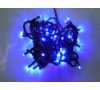 Vánoční osvětlení LED, modré, 100ž.