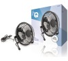 HQ FN04BL - Stolní USB ventilátor 10 cm, 2.5 W, černý
