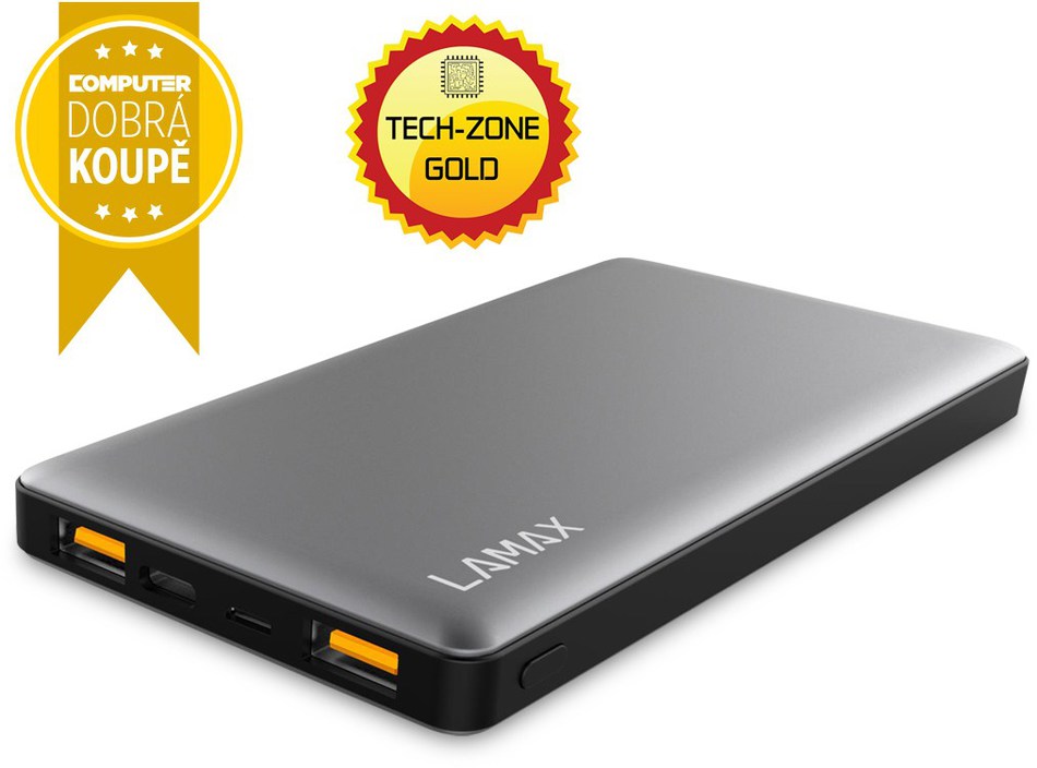 Powerbanka LAMAX 10000 mAh Quick Charge
