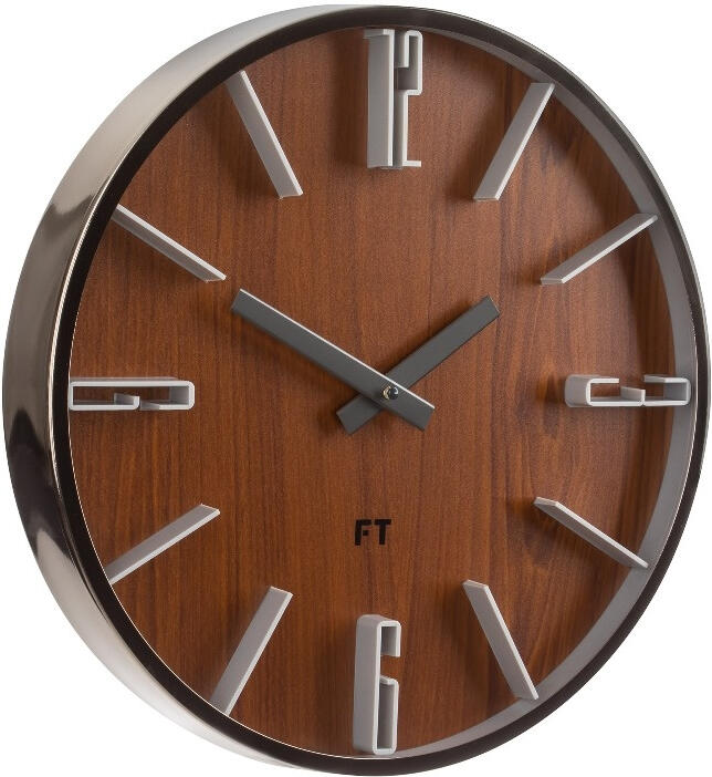 Designové nástěnné hodiny Future Time FT6010TT Numbers 30cm