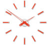 Designové nalepovací hodiny Future Time FT9600RD Modular red 60cm