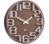Designové nástěnné hodiny Future Time FT8010BR Numbers 30cm