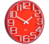 Designové nástěnné hodiny Future Time FT8010RD Numbers 30cm