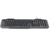 Gembird klávesnice KB-UM-105, USB, černá, US layout
