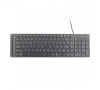 Gembird klávesnice KB-MCH-01, USB, choc. black, US layout