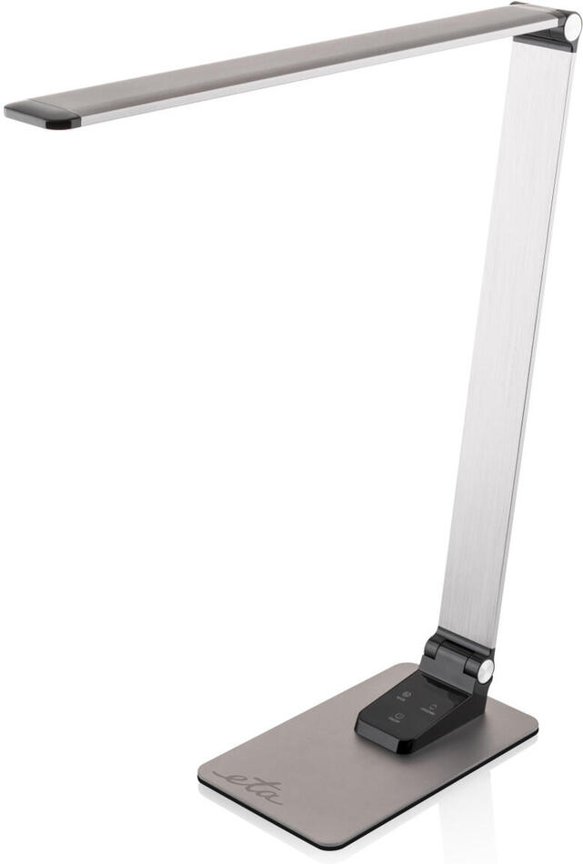 Stolní LED lampička ETA 4892 90000 stmívatelná, USB port, 9W, šedá