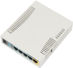 MIKROTIK RB951Ui-2HnD,600MHz,128MB RAM,RouterOS L4