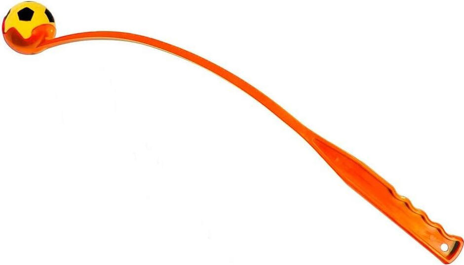Vrhač míčků pro psy Karlie, oranžový, 64cm