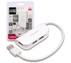 AXAGON externí 4x USB2.0 READY WHITE hub (HUE-X4)