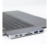 Hyper USB-C Hub s Thunderbolt 3 - stříbrný (HY-GN28B-SILVER)