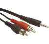 Gembird kabel minijack 3.5mm - 2x RCA M/M 2,5m (CCA-458-2.5M)
