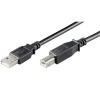 PremiumCord Kabel USB 2.0, A-B, 5m, černá (ku2ab5bk)