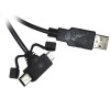 PremiumCord Kabel micro USB+mini USB 5pin, 1.8m (ku2m2y)