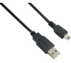 4World Kabel USB 2.0 AM-BM mini 5P 1.8m Black (06132)