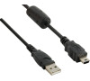 4World Kabel USB A M - mini USB M 5pin 1.5m Black (06275)