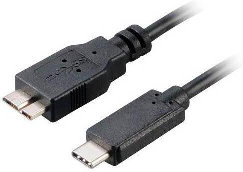 AKASA - USB 3.1 typ C na mikro B adaptér - 100 cm (AK-CBUB29-10BK)