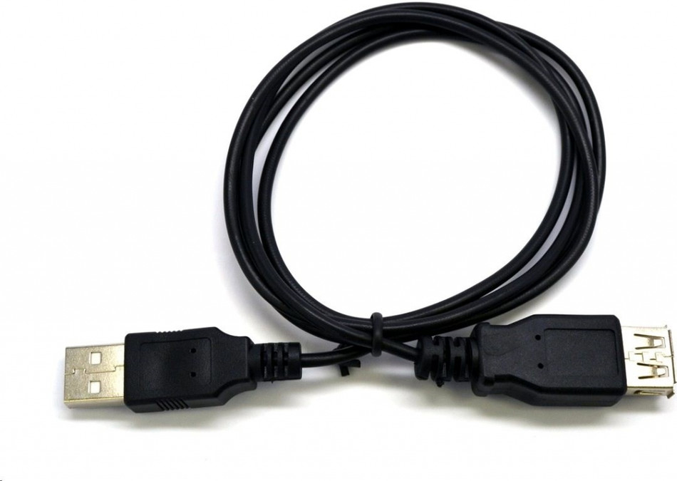 Prodlužovací USB kabel C-Tech A-A 3m, 2.0, černý (CB-USB2AA-3-B)