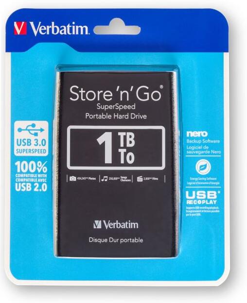 Externí disk VERBATIM 53023 Store 'n' Go