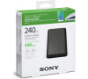 SONY SSD 240GB external, USB 3.0, Black (SL-EG2BEU)