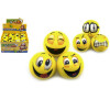 Pěnový míček Teddies smajlík, 6 cm
