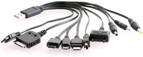 Aligator Univerzální USB kabel 10v1, bulk