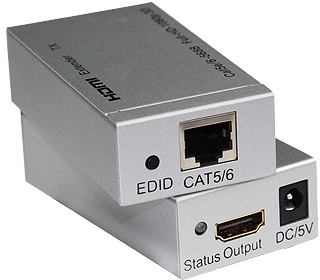 Aten HDMI extender na 60m přes jeden kabel Cat5e/Cat6 (khext60-1)