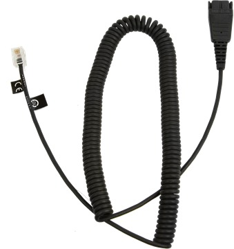 Jabra QD-RJ10, 0,5-2 m, coiled, Siemens (8800-01-06)