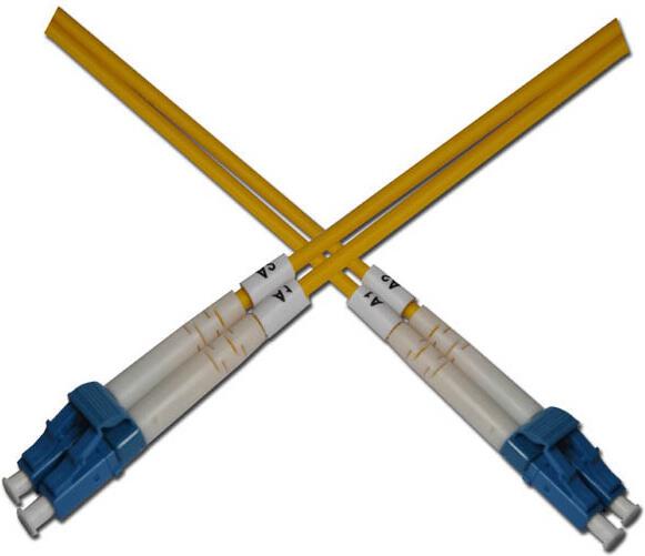 OEM optický patchkabel duplexní, LC-LC 9/125um SM, 5m, OS2 (1033)