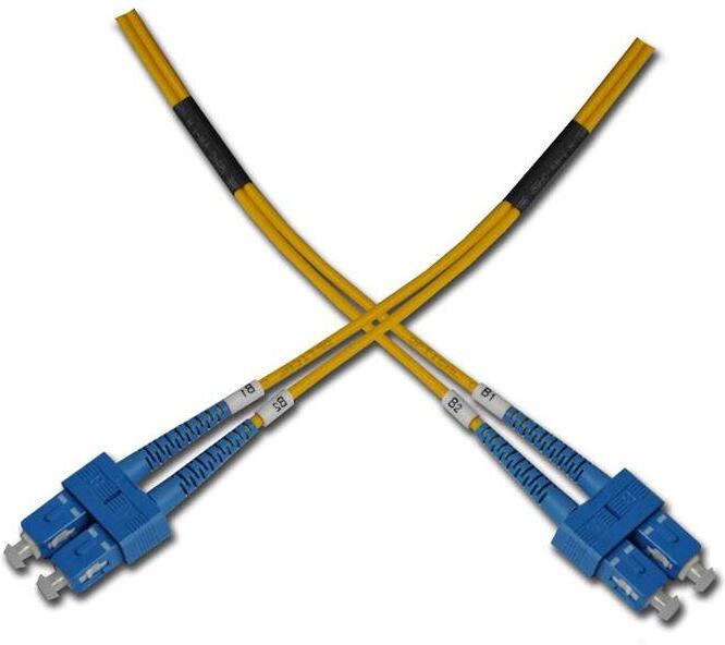 OEM optický patchkabel duplexní, SC-SC 9/125um SM 10m, OS2