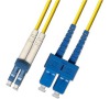 OEM optický patchkabel duplexní, LC/UPC-SC/UPC 9/125um SM, 30m, OS2