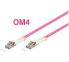 OEM optický patch kabel duplex LC-LC 50/125 MM 2m OM4