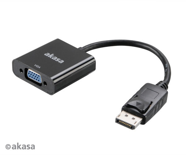 AKASA - adaptér DP na D-sub - 20 cm (AK-CBDP04-20BK)