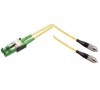OEM patchcord FO duplex E2000/APC-FC/PC 9/125 2m, OS2