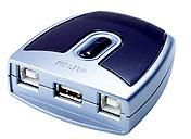 Aten USB 2.0. přepínač periferií 2:1 US-221A