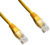 DATACOM patch cord UTP cat5e 0,5M žlutý (1505)