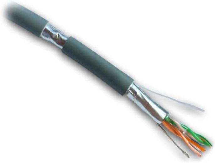 DATACOM FTP Cat5e kabel LSOH 305m (lanko) šedý (12101)