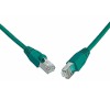 SOLARIX patch kabel CAT5E SFTP PVC 20m zelený snag-proof