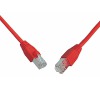 SOLARIX patch kabel CAT5E SFTP PVC 5m červený