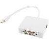 4World Adaptér mini DP M - DP F+DVI-I F (08727)