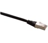Patch cord FTP cat5e 0,25M černý