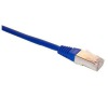 Patch cord FTP cat5e 0,25M modrý
