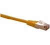 Patch cord FTP cat5e 0,25M žlutý