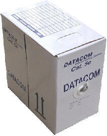 DATACOM UTP Cat5e PVC kabel 305m (lanko) černý (1155)