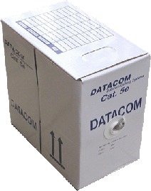 DATACOM UTP Cat5e PVC kabel 305m (lanko) zelený (1158)