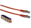 Patch cord FTP cat5e 3M oranžový