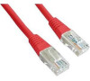 Gembird Eth Patch kabel cat5e UTP 0,5m - červený (PP12-0.5M/R)