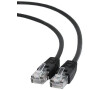 Gembird Eth Patch kabel cat5e UTP 1m - černý (PP12-1M/BK)