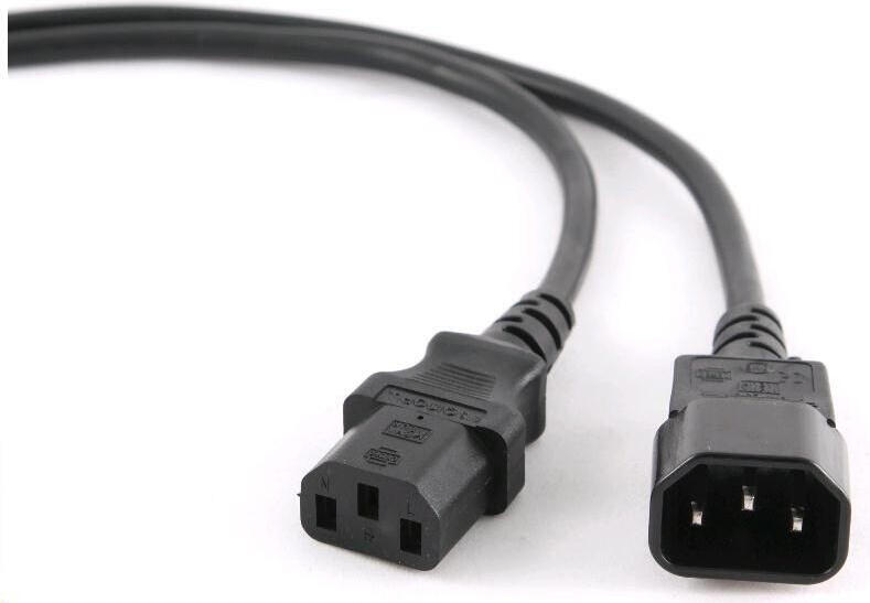 Kabel C-Tech síťový, prodlužovací, 3m VDE 220/230V napájecí (CB-PWRC14-3)