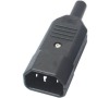 Konektor síťový 230V/M IEC C14 (cs220m)