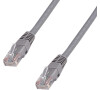DATACOM Patchkabel 10m , UTP , Cat5e , RJ45, šedý (1560)